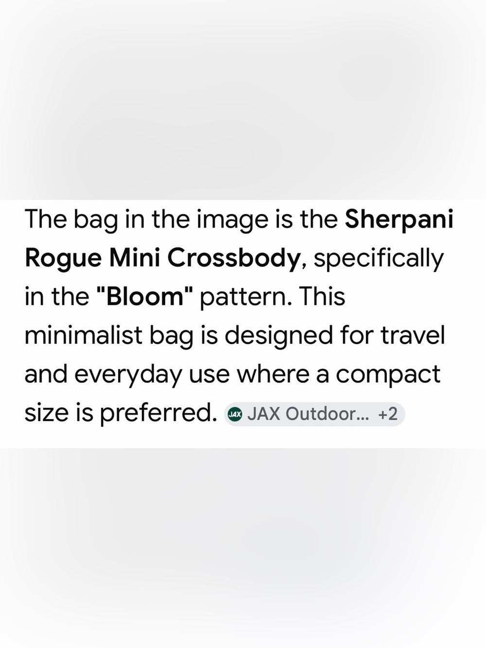 Sherpani Bloom Rouge Travel Mini Crossbody - NWOT - Picture 10 of 12